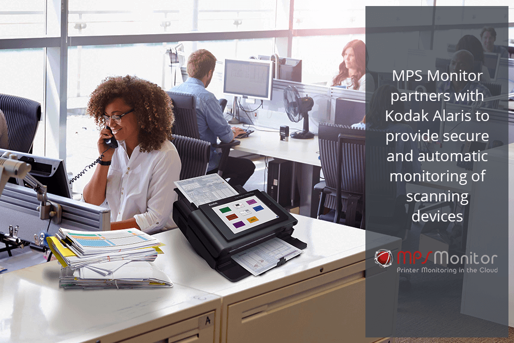 MPS Monitor 2.0 se asocia con Kodak Alaris para suministrar una supervisión segura y automática de los dispositivos de escaneo