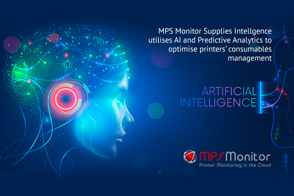 La inteligencia de suministros de MPS Monitor utiliza IA y Análisis Predictivo para optimizar la gestión de consumibles