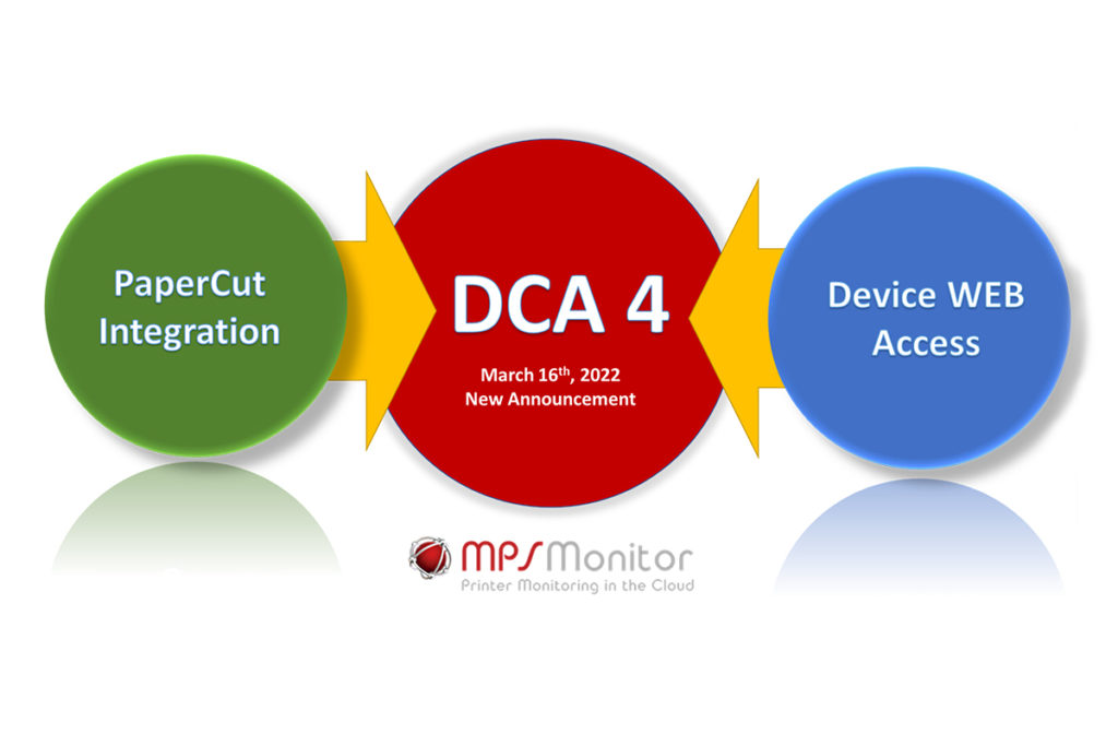 MPS Monitor introduce su Agente de Recopilación de Datos (DCA) inédito con tecnología IoT revolucionaria, integración de PaperCut y Acceso Web al Dispositivo